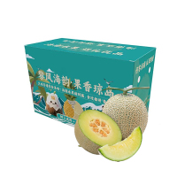 礼盒装[西沛生鲜]正宗网纹蜜瓜 净重7.5斤 1-4个 冰淇淋新鲜水果当季哈蜜瓜