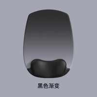 KPTE鼠标垫护腕[人体工学护腕]渐变鼠标护手腕托滑鼠垫子心形女生硅胶防滑定制 [渐变蓝黑]人体工学