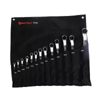 钢盾(SHEFFIELD) S017603 13件套公制精抛光双梅花扳手组套[家用]
