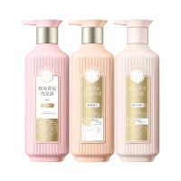 三生花 精油香氛洗护沐组合(500ml荧亮洗发露+500ml玫瑰沐浴露+500ml密集护发素 )