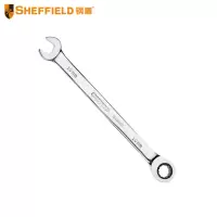 钢盾(SHEFFIELD) S018610 公制精抛光棘开两用长快扳10mm[家用]