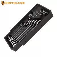 钢盾(SHEFFIELD) S025024 12件套双开口扳手组套[家用]