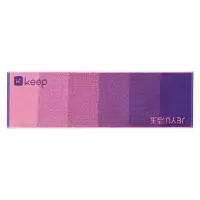 洁玉 KEEP联名款-进阶时刻7A级抗菌纯棉运动巾单条袋装 J5906Y 绝绝紫