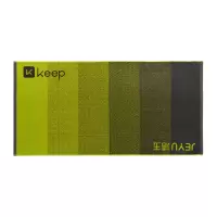 洁玉 KEEP联名款-进阶时刻7A级抗菌纯棉浴巾单条袋装 J5906B 续航绿
