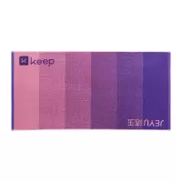洁玉 KEEP联名款-进阶时刻7A级抗菌纯棉浴巾单条袋装 J5906B 绝绝紫