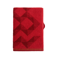 洁玉 新年喜庆红色款满禧纯棉毛巾单条礼盒 J4941F-A 红色