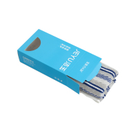 洁玉 柔彩纯棉毛巾单条盒装34cm*76cm 100g J5704-A 灰色