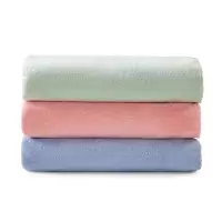 洁玉 清婉珊瑚绒70*140cm浴巾1条 J0027B 粉色