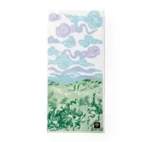 洁玉 大师系列-可以裱起来当壁画的毛巾-单条装毛巾礼盒 J5020F-A 春日原野