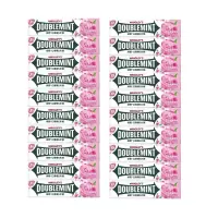 绿箭玫瑰薄荷口香糖5片装13.5g*20条盒装经典薄荷味清新口气休闲