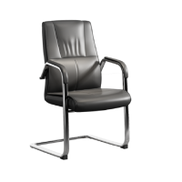 沃盛 黑真皮办公椅子家用舒适久坐 580*690*970