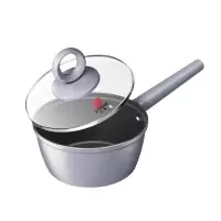 三禾奶锅18cm双层复合材质0涂层微纳不粘奶锅黛蓝青LN18S1