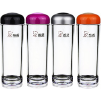 希诺塑料杯330ml轻巧便捷XN-8033(颜色随机)