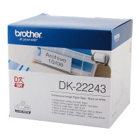 兄弟(brother) DK-22243 102mm白底黑字 标签色带 标签胶贴 (计价单位:个) 白底黑字