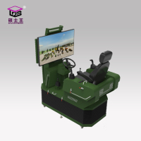 硕士王 SHUOSHIWANGVR工程车驾驶模拟器起重机三自由度训练模拟系统