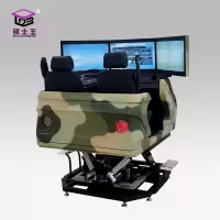 硕士王 SHUOSHIWANG六屏双座动感汽车驾驶模拟器东风解放通用运输车模拟训练系统