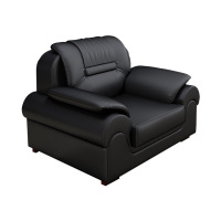 臻远 ZY5110319 办公沙发商务办公室沙发 会客沙发茶几组合西皮单人位