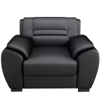 臻远 ZY5110331 办公沙发简约现代接待室商务沙发 牛皮单人位