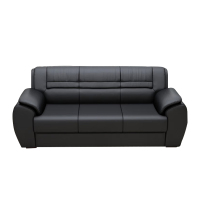 臻远 ZY5110333 办公沙发简约现代接待室商务沙发 牛皮三人位