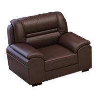 臻远 ZY5110336 办公沙发商务沙发会客办公沙发 西皮单人位