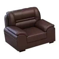 臻远 ZY5110340 办公沙发商务办公室沙发沙发 牛皮单人位