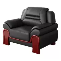 臻远 ZY5110347 办公室沙发简约商务沙发休闲沙发 牛皮单人位