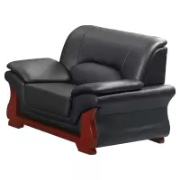 臻远 ZY5110356 办公沙发简约会客沙发商务皮沙发 西皮单人位