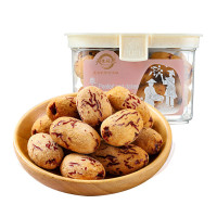 天生好果去皮红枣低温烘焙香酥即食解馋休闲零食翻盖方罐120克