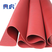 典虎 绝缘地垫 红色条纹 6kv 5米*1米*3mm 卷