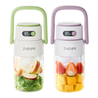 臻米榨汁机1000ml多功能加厚玻璃ZMGZ-J15pro(颜色随机)