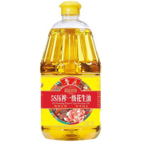 鲁花香味家族5S物理压榨一级花生油1.8L*1瓶食用油特香