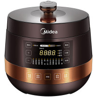 美的(Midea)球胆圆釜电压力锅双胆全自动智能预约4-6人家用YL50Easy203