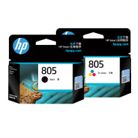 惠普 805墨盒套装(3YM73AA+3YM72AA) 适用hp deskjet 1210/1212/2330/2332
