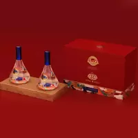 泸州老窖龙凤銮52度节日送礼白酒浓香型礼盒装500ml*2瓶 双瓶装