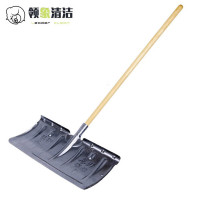 领象 推雪板推雪铲雪锹铲推雪板破冰铲除雪铲除积雪工具垃圾铲 [淬火一体1.3米木柄]