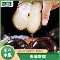 顺丰快递[苏鲜生]冻梨 净重3斤 单果300g+净重东北特产梨子花盖梨冻秋梨大黑梨苹果梨新鲜水果当季整箱