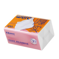 无染面巾纸5层80抽8包WR139-1