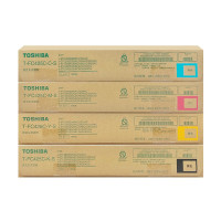 东芝(TOSHIBA)T-FC425C原装墨粉盒2020AC墨粉2021墨粉盒 四色高容套装 单位:套