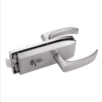 中锐智采 玻璃门锁+3把钥匙