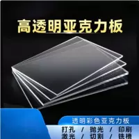 HUIHUADU高透明亚克力板磨砂加工挡板有玻璃板切割雕刻 2.8mm 60*90cm