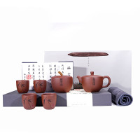 一陶一社 长乐壶 原矿紫砂壶套装 茶具套装