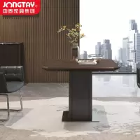 中泰(jongtay)洽谈桌小方桌办公商务谈判桌阳台休闲桌椅1米 J-HSS-T10