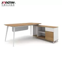 中泰(jongtay)现代办公桌老板经理主管桌1.8米班台桌板式办公家具 J-FBGX180