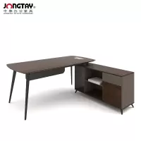 中泰(jongtay)现代办公桌老板经理主管桌1.6米班桌板式办公家具 J-JFBG160