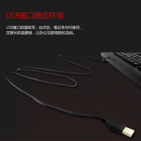 联想Lenovo电竞机械键盘K610青轴版 rgb背光 多媒体快捷键 防水防尘设计