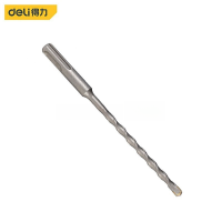 得力 deli 电锤圆柄两坑两槽钻头混凝土钻头水泥混凝土墙壁电锤钻头 DL-Y25210 (10支)单位/包