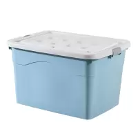 翌嘉YJ3111314塑料收纳箱衣服整理箱杂物储物箱子 150L蓝色