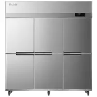海尔(Haier) SL-1500C3D3H 1500升 厨房冰柜保鲜工作台不锈钢材质 六门上冷藏下冷冻 商用冰箱