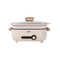 爱仕达(ASD)火锅多功能料理锅AH-F15J907 米白色