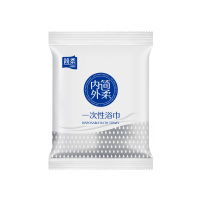 简柔一次性珍珠纹浴巾(70*100cm*1条/包) 2条装 HM-089